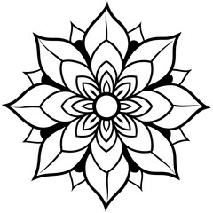 vector illustration of a flower