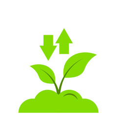 Obraz premium CO2 Emission Reduction