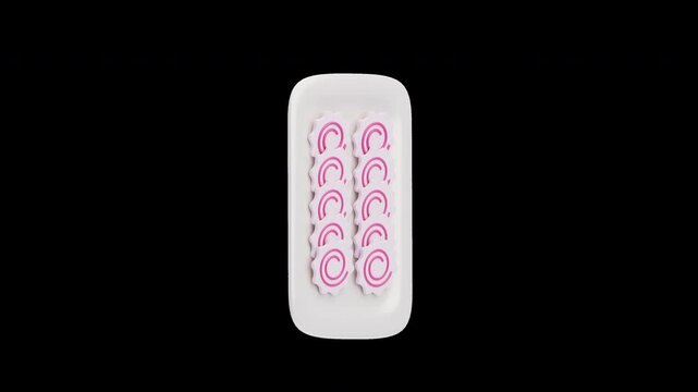3D Animation of Narutomaki