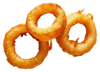 PNG  Crispy onion ring pretzel food dish.