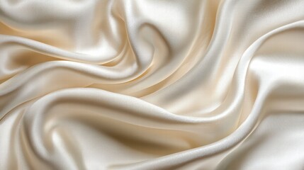 Obraz premium Luxurious Silk: Draped silk fabric, showcasing the smooth, elegant, and flowing texture with subtle highlights and shadows, creating a sense of luxury and sophistication.