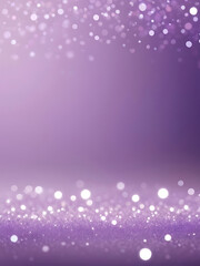 Obraz premium A lilac purple bokeh background with scattered glimmers, elegant and aesthetic. lilac, light, bokeh, purple, violet, soft, dreamy, abstract, flower, bright