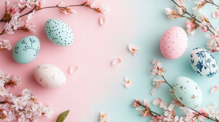 Fototapeta premium Easter Pastel