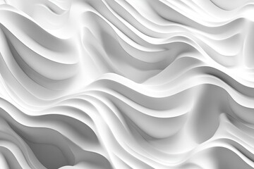 Obraz premium Light and shadow defining a wavy 3D