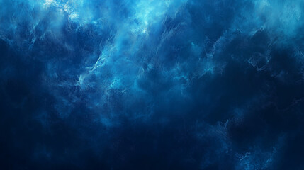 Fototapeta premium Deep Blue and Cyan Abstract Background with Fluid Texture