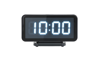 digital alarm clock isolated