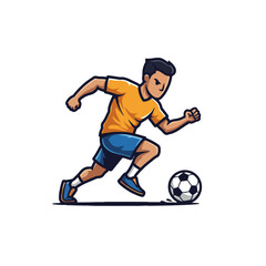 "Soccer Player in Action"