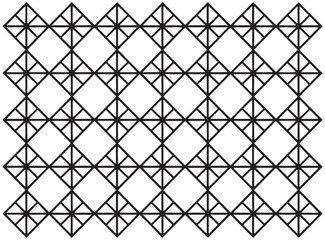 Fototapeta premium Abstract simple geometric vector seamless pattern
