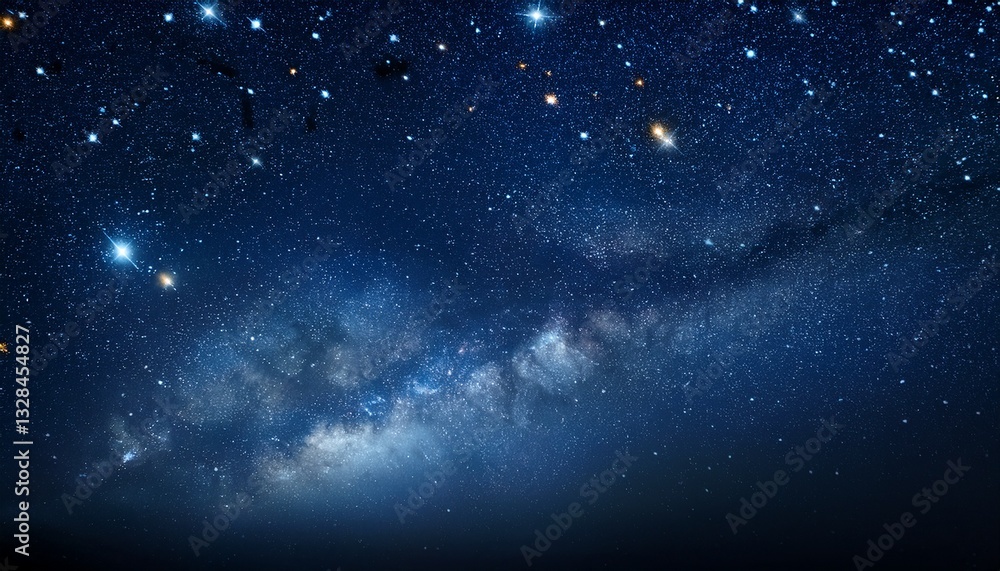 Wall mural space background with stars space texture with many stars for different projects