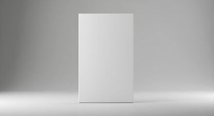 white wall with blank screen