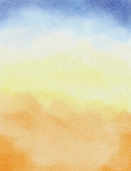 Abstract watercolor artwork with soft pastel colors and texture