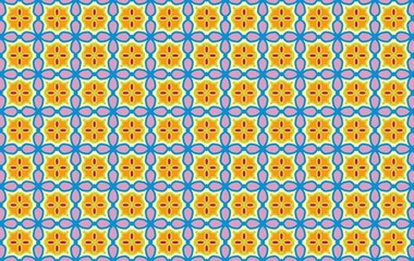 seamless geometric pattern with pink blue and yellow diamond strip grid pattern repeat and seamless style replete image design for fabric printing or vintage theme wallpaper 80's year style