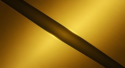 Gold metal background with dark brown