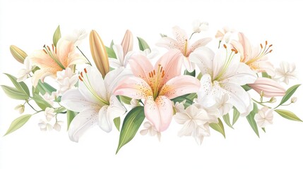 Fototapeta premium Lily Floral Arrangement Decor