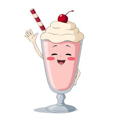 Delicious Ice Cream with Cherry &ndash; Transparent Background PNG for Design Use