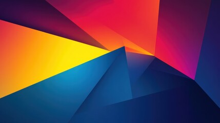 A bold geometric gradient abstract background. Featuring structured color transitions with sharp angles