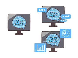 AIのシンプルなイラスト
