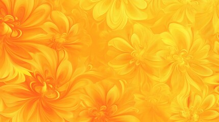 A bright yellow and orange gradient background. Featuring warm yellow tones fading into orange