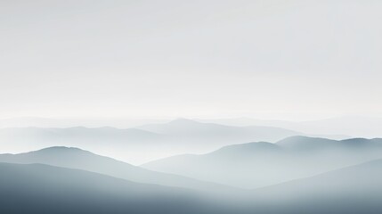 A calming misty gradient background. Featuring soft greys, whites, and pale blues with smooth transitions
