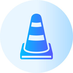 Cone  gradient icon