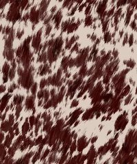 Fototapeten Kuh pattern cow leather natural print animal skin. Realistic cow fur seamless skin pattern   © Aglaia