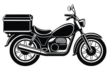 Fototapeta premium vintage scooter isolated on white