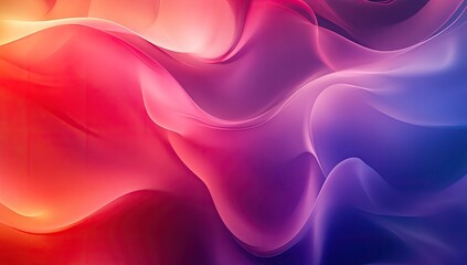 Obraz premium Abstract vibrant wavy color design