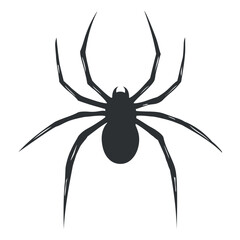 Spider icon silhouettes vector illustration