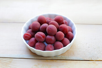 Traditional Japanese red sour plums