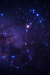 Scorpius constellation, The stars in the milky way