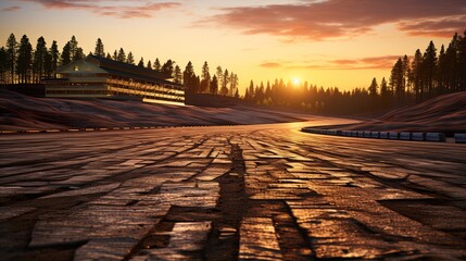 sunset over the river HD 8K wallpaper Photographic Image