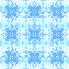 The Ikat weave pattern is a traditional seamless sarong or border pattern.