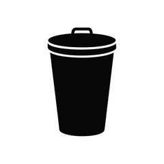trash can icon vector illustration