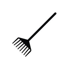 vector illustration of a shovel