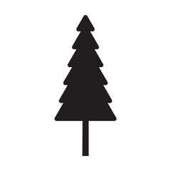 Fototapeta premium Geometric Pine Tree Icon