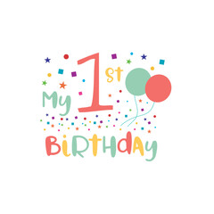 my first birthday
