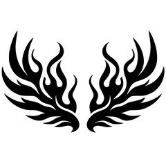 Fire Wing Silhouette