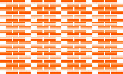 orange strip on white background, brick block vertically style background repeat seamless pattern design for fabric printing or wallpaper or background