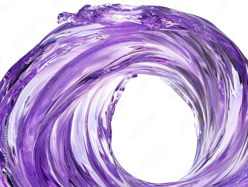 Poster mesmerizing iridescent wave of light abstract art digital creation artistic setting unique perspecti