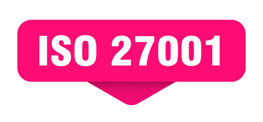 iso 27001 sticker. iso 27001 sign on transparent background