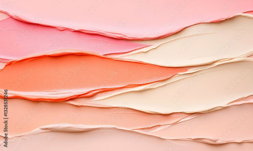 Poster elegant abstract layers of soft pastel colors creating a gentle texture