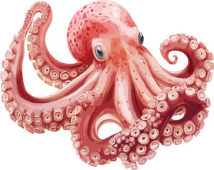 Obraz premium octopus vector art
