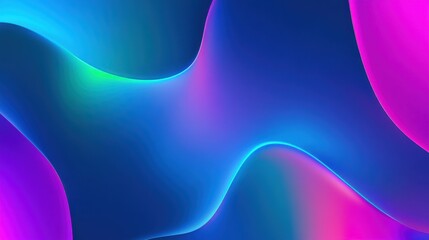 A glowing neon gradient background. Featuring electric blues, neon greens, and bright purples with smooth transitions