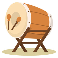 Mosque Drum Illustration