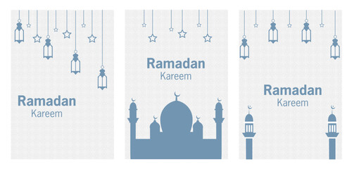 Ramadan Kareem Greetings for Ramadan background with Islamic Mosque