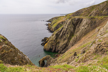 The cliffs and coast near Douglas, Isle of Man