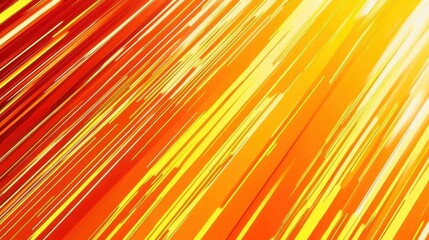 Abstract orange and yellow anime background lines