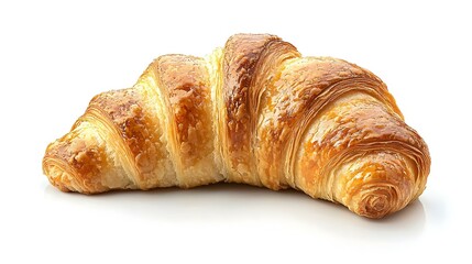croissant isolated on white background