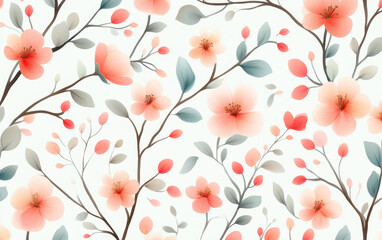 Vintage floral texture art background
