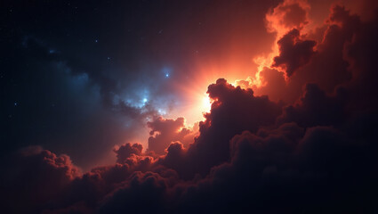 Fototapeta premium A stunning view of a solar eclipse with a bright ring of fire.